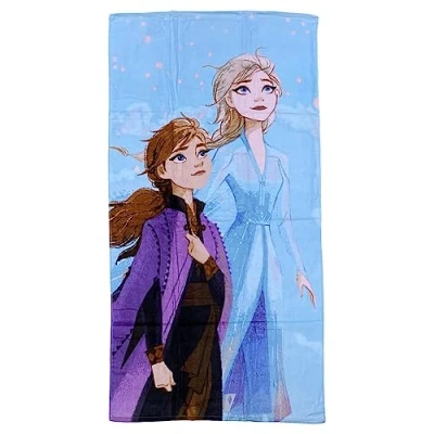 Immagine di CARTOON Telo Mare Frozen, Disney, asciugamano in cotone, spiaggia, piscina, 70 x 140 cm