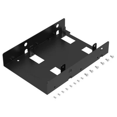 Immagine di SABRENT Telaio per SSD/HDD da 2.5&quot; a 3.5&quot;, Kit di montaggio disco 2,5&quot; ad alloggiamento interno 3,5&quot;, SATA interno, (BK HDDH)