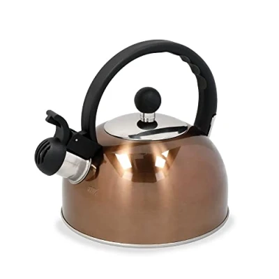 Immagine di La Cafetière Bollitore a Fischio 1.3 L in Acciaio Inox Effetto Rame