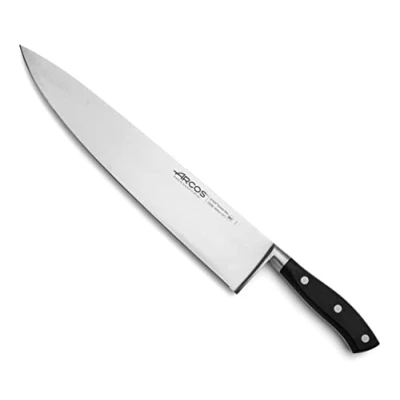 Immagine di Arcos Series Riviera Coltello Chef Lama Nitrum Forgiata in Acciaio Inox 160 mm Manico Poliossimetilene (Pom) Colore Nero