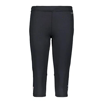 Immagine di CMP Pantaloni a ¾ elasticizzati da donna, Nero Asphalt, 48