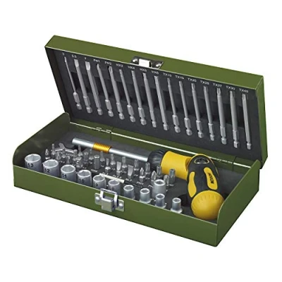 Immagine di Proxxon Industrial 23104 Kit inserti 54 parti Esalobo Interno (TX), Brugola interna, Taglio, Croce Pozidriv, Phillips