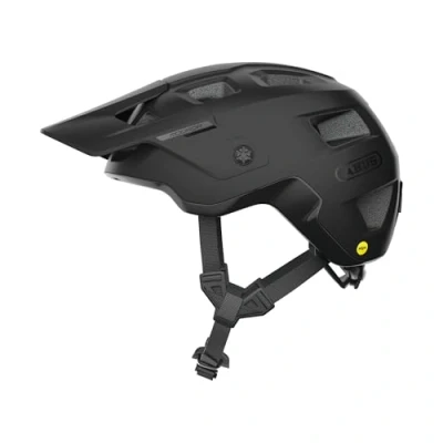 Immagine di Abus casco da MTB MoDrop MIPS robusto bici con protezione contro gli impatti volventi per mountain bike vestibilità individuale unisex nero, taglia M