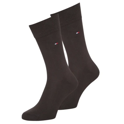 Immagine di Tommy Hilfiger Classic 2P Calze, Uomo, Taglia: 39 42, Kensington brown