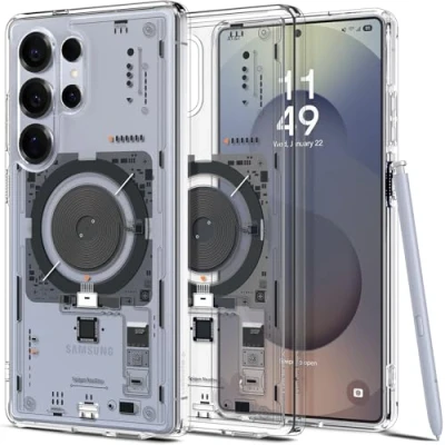 Immagine di Spigen Cover Ultra Hybrid MagFit Compatibile con Samsung Galaxy S25 Neo One