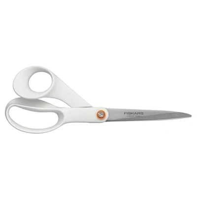 Immagine di Fiskars Forbici Multiuso, Acciaio Inossidabile, Bianco, 21.4 x 8.6 1.5 cm, 1020412