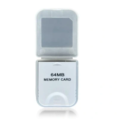 Immagine di WICAREYO Bianco 64M Scheda di memoria per Wii NGC Gamecube Console