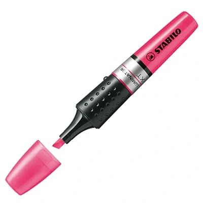Immagine di Evidenziatore STABILO LUMINATOR lunga durata e doppio tratto (2 + 5 mm) 1 pezzo Rosa