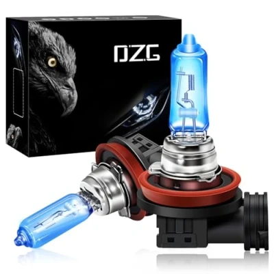 Immagine di DZG H9 Lampadine alogene 12V 65W Faro lampade 5000K Bianco caldo Fendinebbia Lampadina DRL, 2 Pezzi