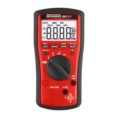 Immagine di Benning MM 2 1 Multimetro portatile digitale CAT II 1000 V, III 600 IV 300 V Display (Counts): 6000