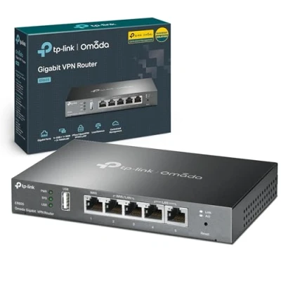 Immagine di TP LINK TL R605, router cablato 10 Gigabit, Ethernet 100 nero