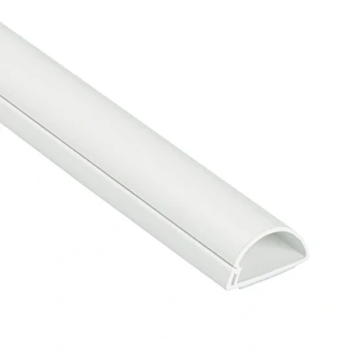 Immagine di D Line 1M3015W, Passacavi, Canalina Tubo Copricavi, Passacavi Pavimento 30 x 15 mm 1 m Lunghezza Bianco