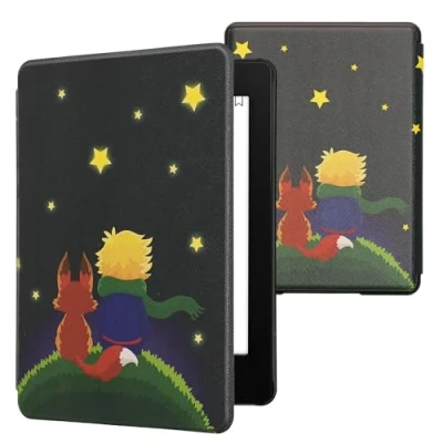 Immagine di kwmobile Cover per Kindle Paperwhite Custodia 6,8 Pollici 11 Generazione 2021 Copertina eReader eBook Reader Case Bambino con Volpe