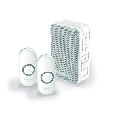Immagine di Honeywell DC313NFB Campanello Portatile Serie 3 con Due pressioni, Bianco