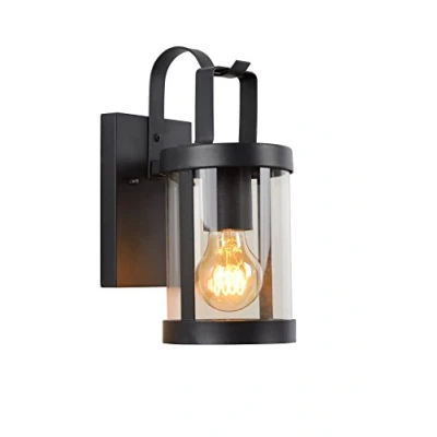 Immagine di Lucide Applique da esterno Lindelo con vetro trasparente