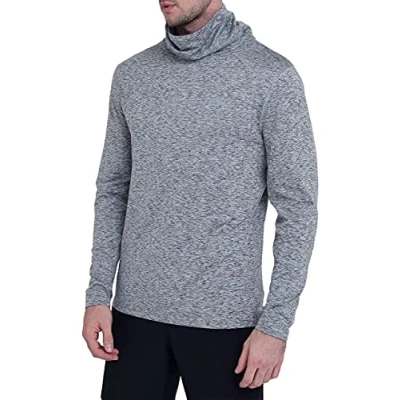 Immagine di TCA Warm Up da Uomo Maglia a Collo Alto Corsa Termico Maniche Lunghe Grigio Chiaro (Vecchio), L