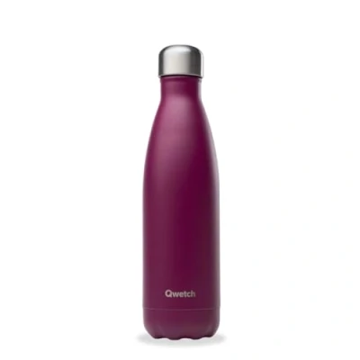 Immagine di Qwetch Bottiglia isotermica di vino, 500 ml, borraccia Nomade in acciaio inox, 24 ore fredda e 12 calda, impermeabile, senza BPA riutilizzabile