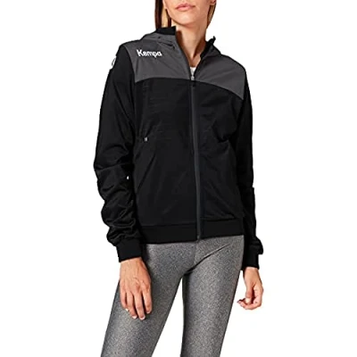 Immagine di Kempa Emotion 2.0 Giacca da donna con cappuccio, Donna, Giacca, 200225701, nero/antracite, XL