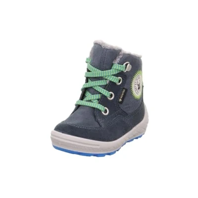 Immagine di Superfit Groovy 2.0 Warm gefütterte Gore Tex, Stivali da Neve, Blau/Hellgrün 8000, 28 EU Larga