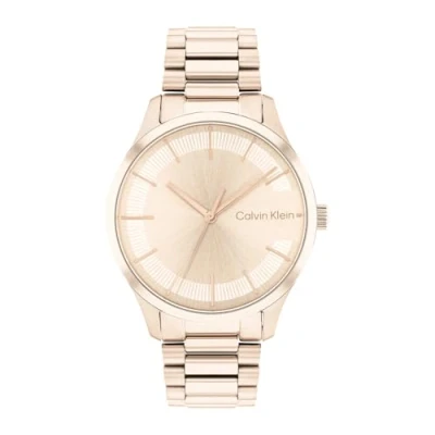 Immagine di Calvin Klein Orologio Analogico al Quarzo Unisex con cinturino in acciaio inossidabile color oro rosso 25200042