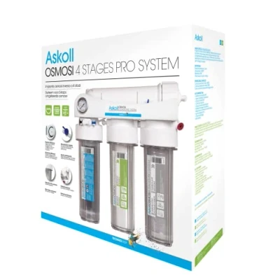 Immagine di Askoll 001740 Impianto osmosi inversa 4 STADI PRO SISTEM per acquari