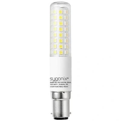 Immagine di Sygonix SY 5275994 LED (monocolore) ERP E (A G) B15d Forma di batteria 9 W = 75 Bianco caldo (Ø x A) 18 mm 101 dimmerabile 1 pz.