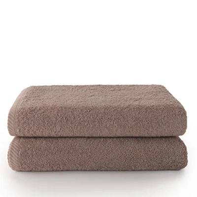 Immagine di Top Towel Set di 2 teli da bagno o doccia 100% cotone 500 g/m2 misure 70 x 140 cm