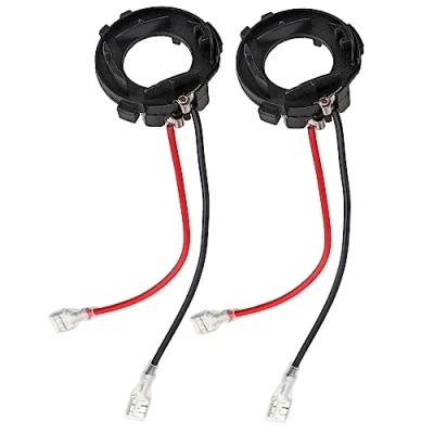 Immagine di golf 7 H7 adapter + Supporto LED 1 paio Adattatore Lampadine Faro del Fermo