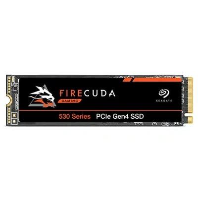 Immagine di Seagate FireCuda 530 NVMe SSD, 500GB, SSD Interno, M.2, 4 porte PCIe Gen4, 1.4, 7.300 MB/s, tecnologia 3D TLC NAND, 640TBW, Per PS5/PC, 3 anni Rescue Services (ZP500GM3A013)