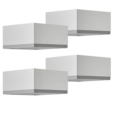 Immagine di SOTECH Set da 4 Piedini per Mobili MOTEL 65 x mm Altezza 35 Argento Ottico Anodizzato Gambe in Alluminio