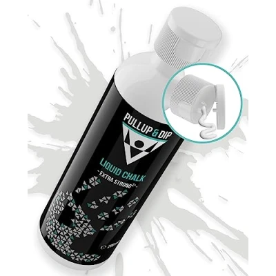 Immagine di PULLUP &amp; DIP Magnesia Liquido, Gesso Liquido per Presa Perfetta in Sport, Scalate, Roccia, Calisthenics, Ginnastica, Sollevamento Pesi Liquid Chalk Magnesite (1 x 200 ml)