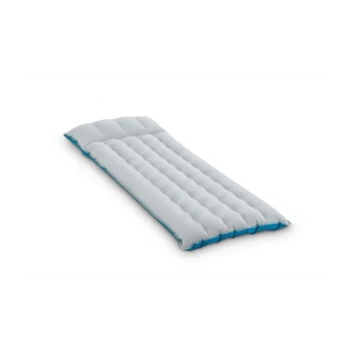 Immagine di Intex 67997 Materasso Gonfiabile Camping Singolo, Laminato, Grigio e Azzurro, 67x184x17 cm