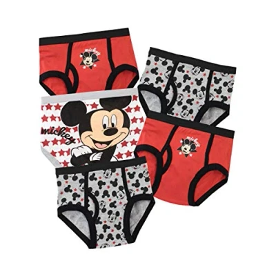 Immagine di Disney Biancheria Intima delle Ragazzi Mickey Mouse Confezione da 5 Multicolore 18 a 24 Mesi