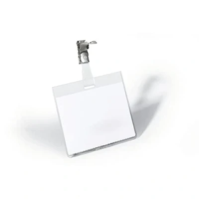 Immagine di Durable 800319 Cartellino portanome 8003 clip girevole 25 pz.
