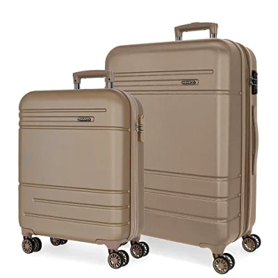 Immagine di MOVOM Galaxy Set di valigie blu 55/68 cm rigida ABS chiusura a combinazione laterale 109 L 6,56 kg 4 ruote doppie equipaggiamento mano