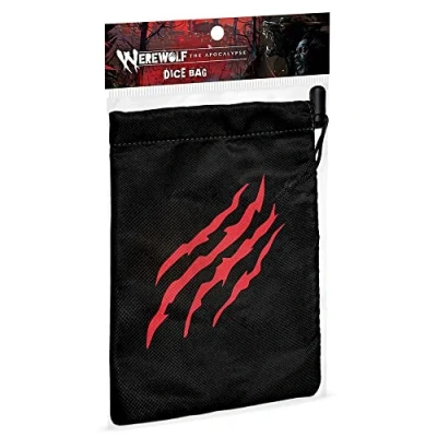 Immagine di Renegade Game Studios Borsa per dadi da gioco di ruolo tavolo con lupo mannaro The Apocalypse 5th Edition