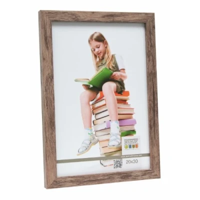 Immagine di Deknudt Frames S45RH3 15.0X20.0 Cornice portafoto con Modanatura in Legno, 15 x 20 cm, Colore: Marrone