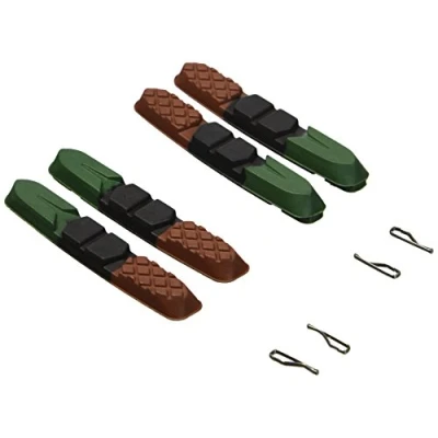 Immagine di XLC Bremsschuhe Ersatzbremsgummi 4er 72 Mm, Pattini Ricambio Freno Gomma BS X09 Set da mm Unisex Adulto, Multicolore, Standard
