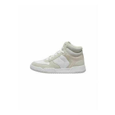 Immagine di ONLY Onlswift 2 Pu High Top Sneaker Noos, Scarpe da Ginnastica Donna, Beige/Bianco, 36 EU