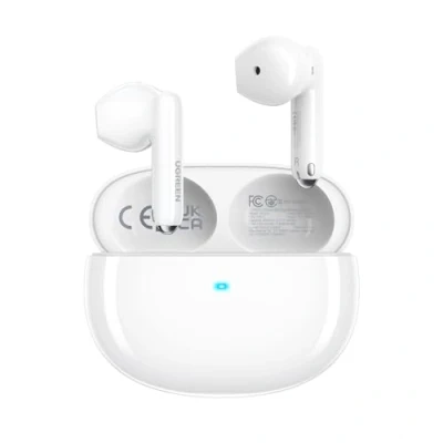 Immagine di UGREEN Auricolari wireless Bluetooth 5.3, HiTune H5 cuffie semi in ear, 4 microfoni con cancellazione del rumore, tempo di riproduzione 26 ore ricarica rapida, driver grande da 13,6 mm, modalità