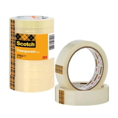 Immagine di Scotch FT 5100 9664 5 5081566 Nastro adesivo Trasparente (L x L) 66 m 15 mm 10 pz.