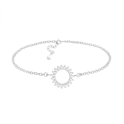 Immagine di Sofia Milani Bracciale da Donna in Argento 925 con Pietra Zircone Ciondolo a Stella Sole 30003