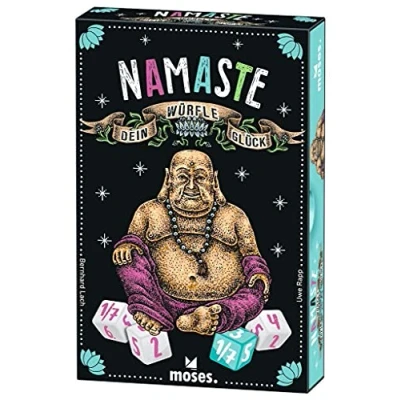 Immagine di moses Namaste, profondità, Tutta la Famiglia, Gioco di Dadi per Bambini dagli 8 Anni in su, Multicolore, 90382