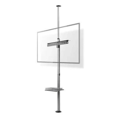 Immagine di Porta TV Full Motion 37 70&quot; Peso massimo supportato dello schermo: 30 kg inclinabile Ruotabile Altezze prestabilite regolabili Acciaio/Alluminio Argento/Nero