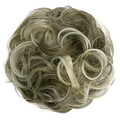 Immagine di CAISHA Elastico Per Capelli XXL Ispessimento Dei Voluminoso Resistente Al Calore Biondo Castano Mix G22E
