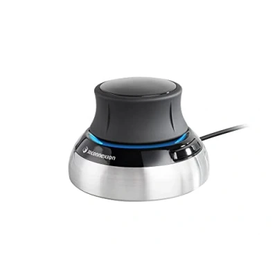 Immagine di 3Dconnexion SpaceMouse Compact Mouse 3D USB Ottico Nero, Argento 2 Tasti