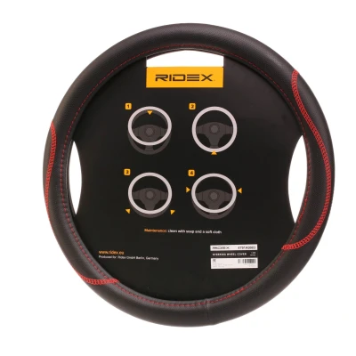 Immagine di RIDEX 4791A0003 Coprivolante nero, Rosso 37 39 PVC