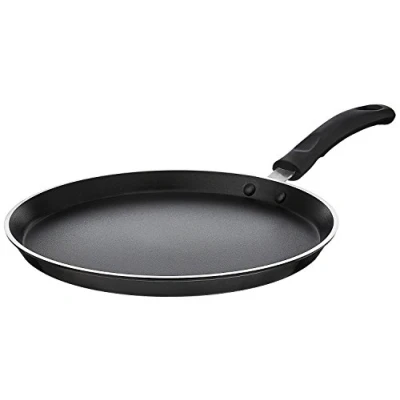 Immagine di Big Dosa antiaderente, pan/antiaderente tawa/Dosa antiaderente in stile indiano indiano/Dosa pan/Round Griddle, dimensioni 300 mm, spessore 2.4 mm