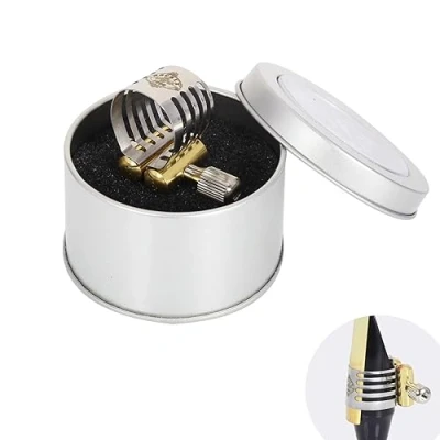 Immagine di Rochix Legatura in acciaio inox per sassofono soprano