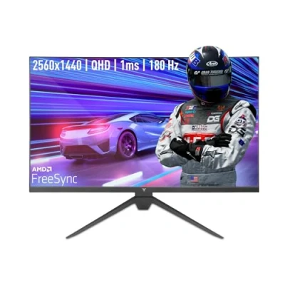 Immagine di YEYIAN Monitor Piatto Gaming Avance 2K 27&quot;&quot; QHD 2560x1440 Pannello IPS View 178 3000:1 180Hz 16:9 16.7 milioni di colori Risposta 1 ms VESA DisplayPort/HDMI